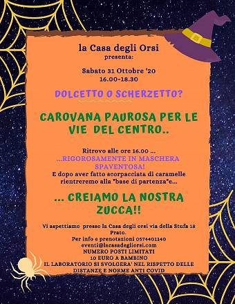Dolcetto o scherzetto?? carovana paurosa per le vie del centro!!